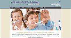 Desktop Screenshot of northlibertydental.com